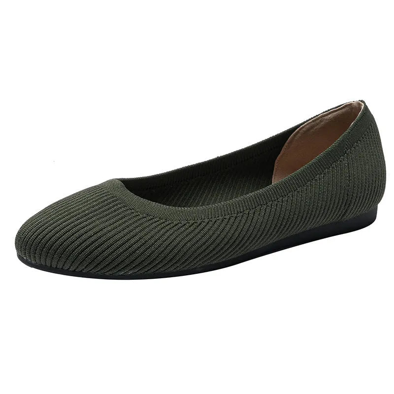 Flat Shoes Female Fashion Trend Round Head - Bellarte Enchanté Flat Shoes Female Fashion Trend Round Head